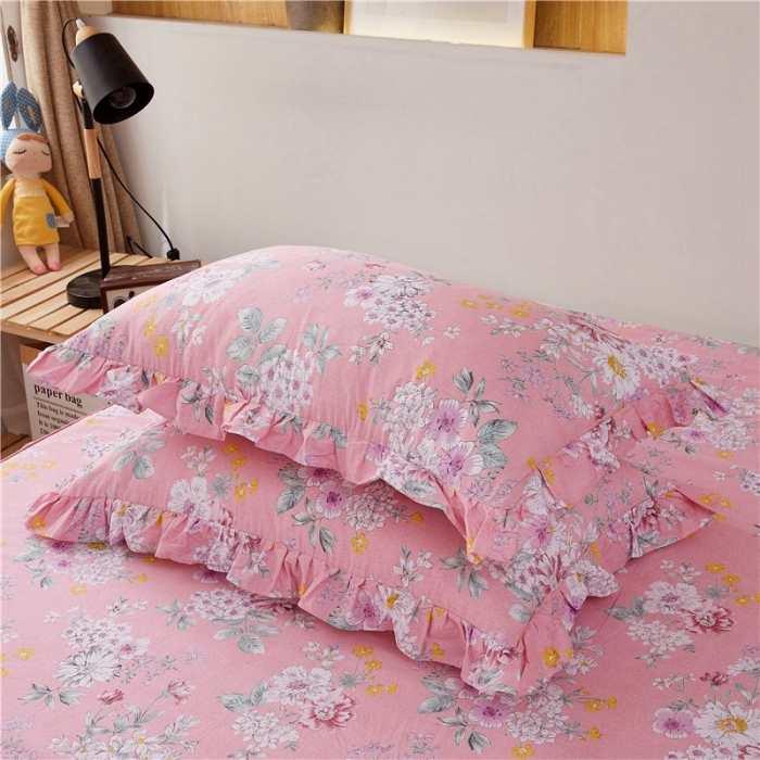 91家纺网 家纺一手货源 找家纺 十个点家纺 2020新款印花床裙四件套索菲亚