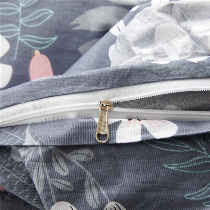 91家纺网 家纺一手货源 找家纺 十个点家纺 2020新款印花床裙四件套雾里看花