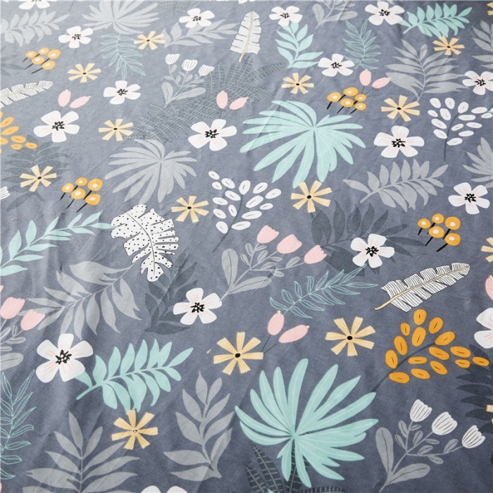 91家纺网 家纺一手货源 找家纺 十个点家纺 2020新款印花床裙四件套雾里看花