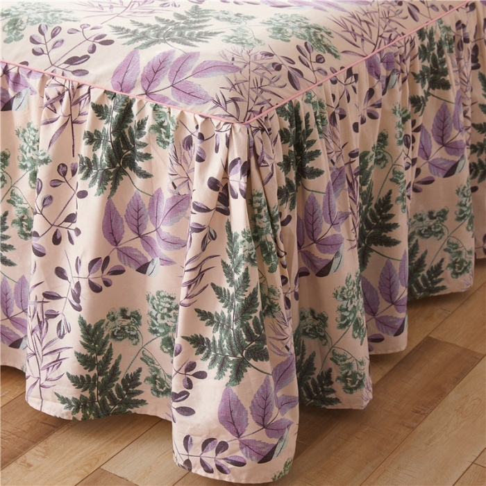 91家纺网 家纺一手货源 找家纺 十个点家纺 2020新款印花床裙四件套欣雅