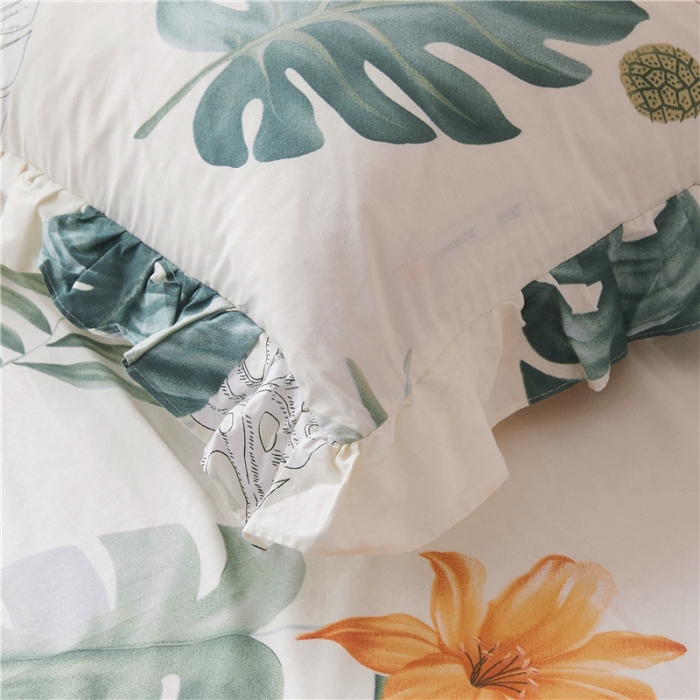 91家纺网 家纺一手货源 找家纺 十个点家纺 2020新款印花床裙四件套忆江南