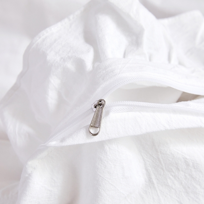 91家纺网 家纺一手货源 找家纺 十个点家纺 2020新款单层床裙三件套 珠光白