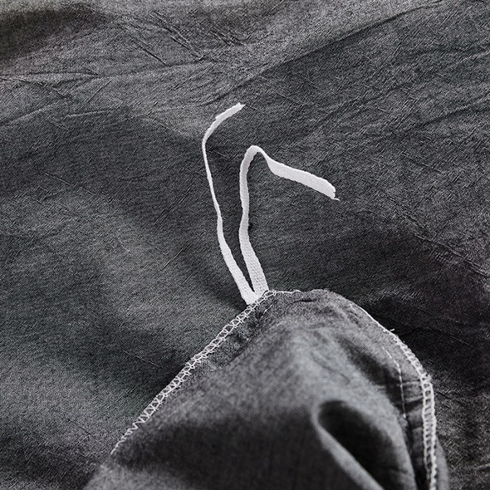 91家纺网 家纺一手货源 找家纺 十个点家纺 2020新款单层四件套 深灰