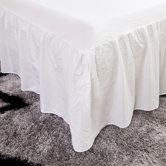 91家纺网 家纺一手货源 找家纺 十个点家纺 2020新款单层四件套 珠光白