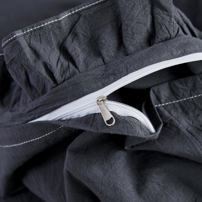 91家纺网 家纺一手货源 找家纺 十个点家纺 2020新款水洗棉被套 黑青年