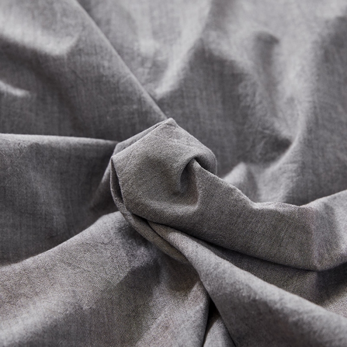 91家纺网 家纺一手货源 找家纺 十个点家纺 2020新款水洗棉被套 银灰