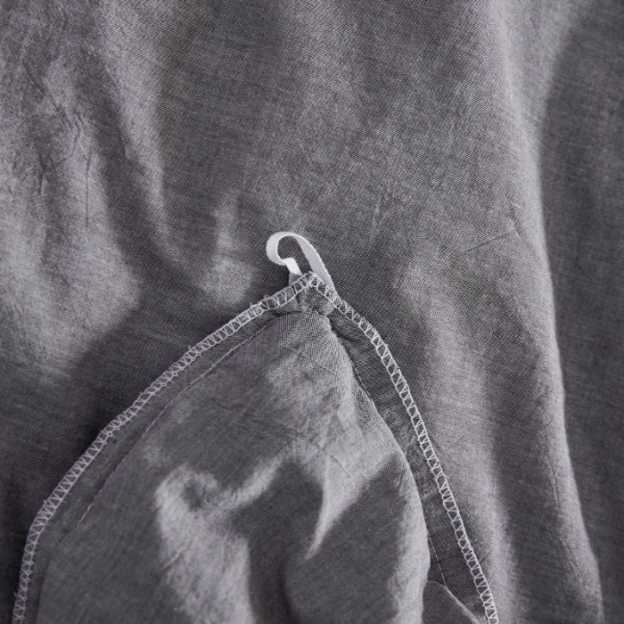 91家纺网 家纺一手货源 找家纺 十个点家纺 2020新款水洗棉被套 银灰