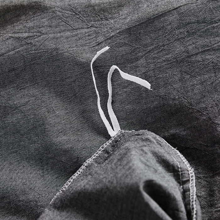 91家纺网 家纺一手货源 找家纺 十个点家纺 2020新款水洗棉被套 深灰