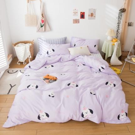 91家纺网 家纺一手货源 找家纺 （总）桃子家居家居2020新款13372纯棉元气少女系四件套