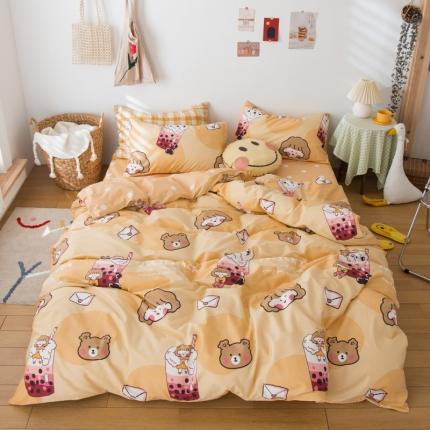 91家纺网 家纺一手货源 找家纺 （总）桃子家居家居2020新款13372纯棉元气少女系四件套