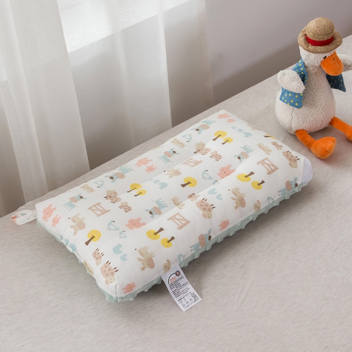 91家纺网 家纺一手货源 找家纺 （总）十九色 2022新款豆豆绒可水洗定型枕儿童枕芯