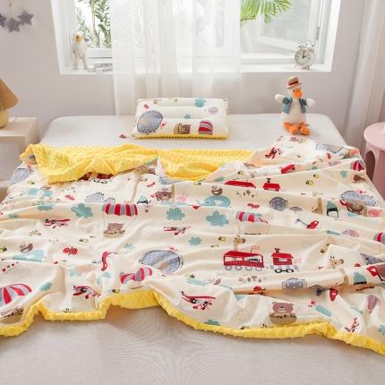 91家纺网 家纺一手货源 找家纺 十九色 2022新款豆豆毯安抚四季被套毯 游乐场