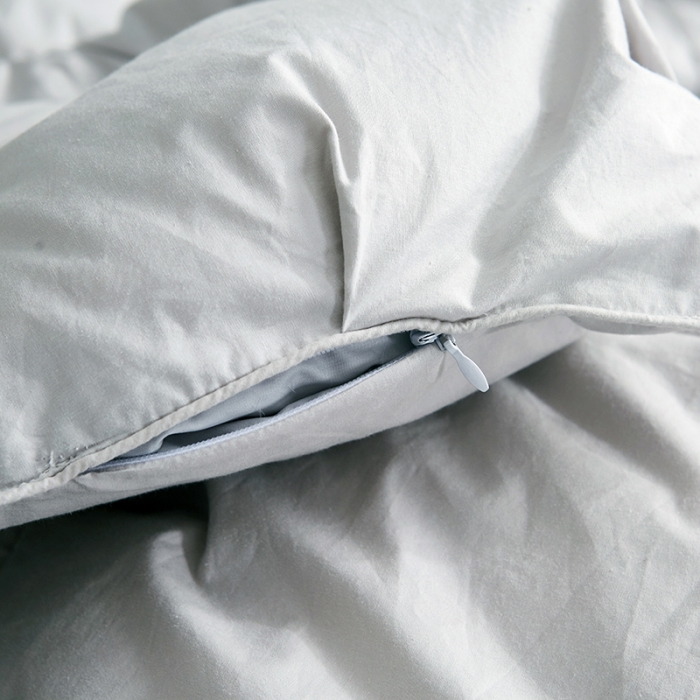 91家纺网 家纺一手货源 找家纺 俏企鹅 2025新款羽绒被 灰色