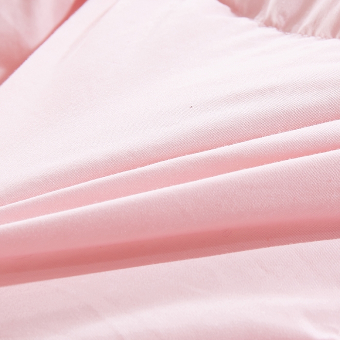 91家纺网 家纺一手货源 找家纺 俏企鹅 2025新款柔赛丝水立方羽绒被 粉色