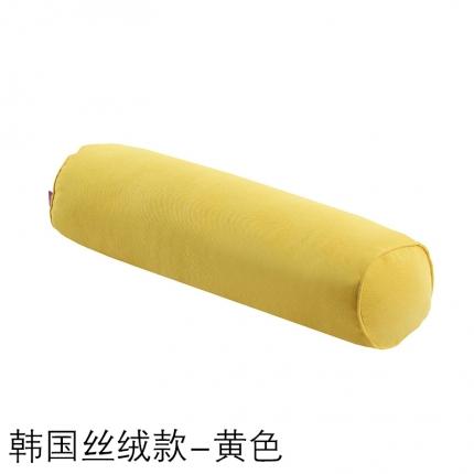幸运家纺 2020新款圆柱抱枕款 韩国丝绒款-黄色