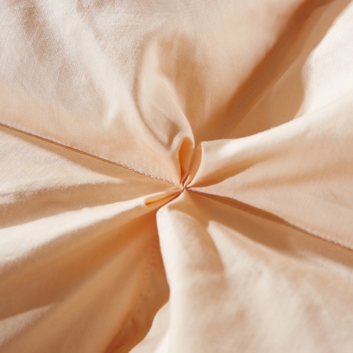 91家纺网 家纺一手货源 找家纺 俏企鹅 2025新款柔赛丝面包格羽绒被 土豪金