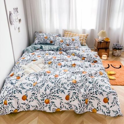 91家纺网 家纺一手货源 找家纺 （总）窝米 2020新款13370小清新花卉风系列四件套