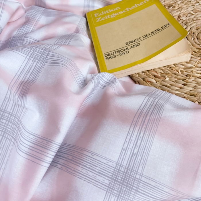 91家纺网 家纺一手货源 找家纺 窝米2020新款13372工艺款韩版风格子花边四件套 粉格