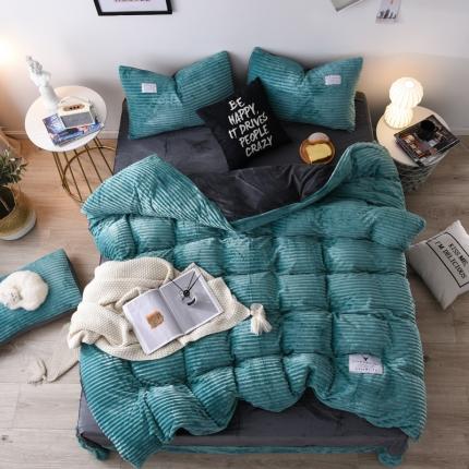 91家纺网 家纺一手货源 找家纺 （总）唐人居家纺  2025冬季保暖魔法绒四件套