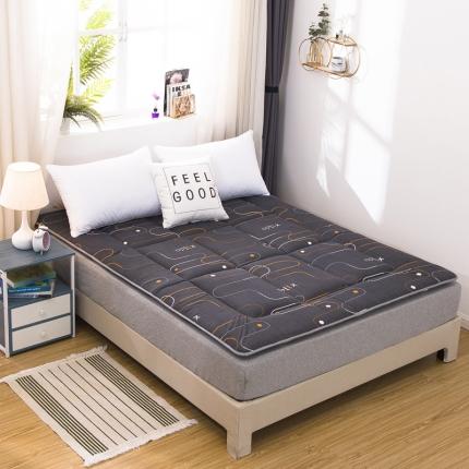 暖季家纺 2020新款磨毛印花床垫大床图 时空