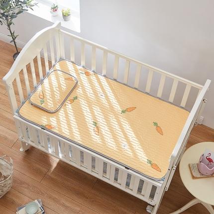 儿童乳胶凉席婴儿宝宝幼儿园天然透气夏季床冰丝席可定做开心萝卜