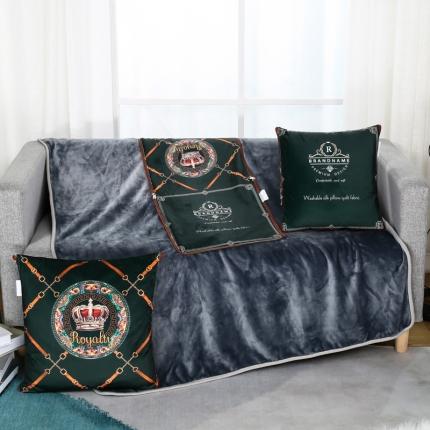 91家纺网 家纺一手货源 找家纺 （总）四季款多功能休闲披肩抱枕毯