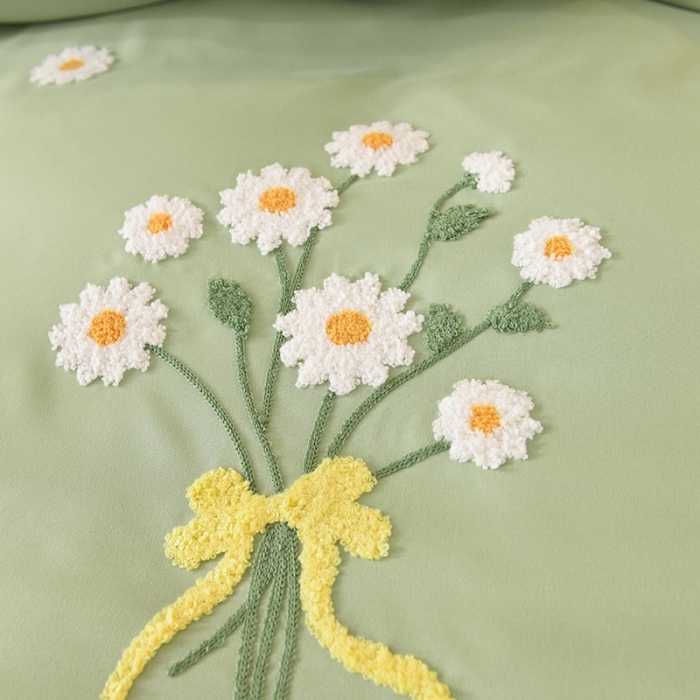 91家纺网 家纺一手货源 找家纺 （总）梦之岛 2020新款唯美系列毛巾绣床裙款四件套