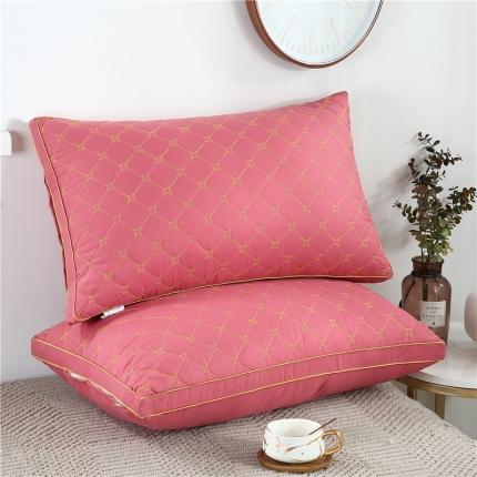 91家纺网 家纺一手货源 找家纺 （总）天意美 2020新款仿天丝立体绗绣枕48*74cm一只