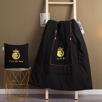 91家纺网 家纺一手货源 找家纺 宝马家纺 2022新款全棉帆布烫金抱枕被 狮子王