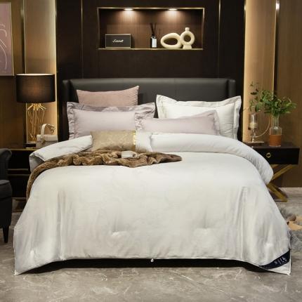 91家纺网 家纺一手货源 找家纺 （总）大提花100%桑蚕丝四季款被（含质检）