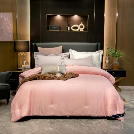 91家纺网 家纺一手货源 找家纺 （总）大提花100%桑蚕丝四季款被（含质检）