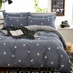 六阁家纺 加厚芦荟棉四件套双面磨毛四件套 爱巢