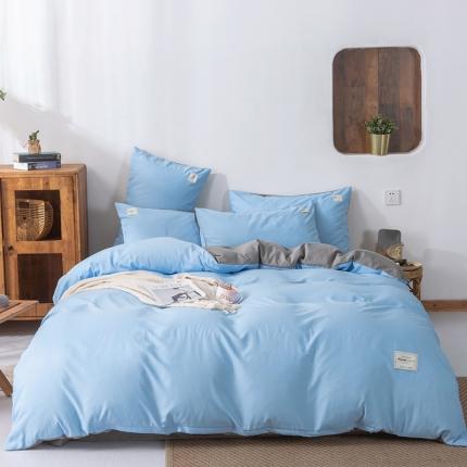 91家纺网 家纺一手货源 找家纺 （总） 米粒 2020新款纯色磨毛四件套