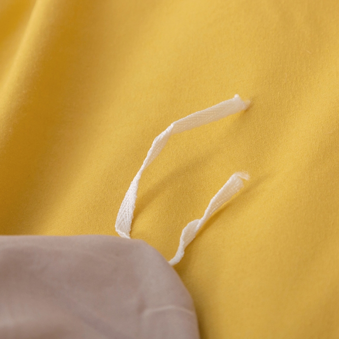 91家纺网 家纺一手货源 找家纺 米粒 2020新款纯色磨毛四件套 姜黄+卡其