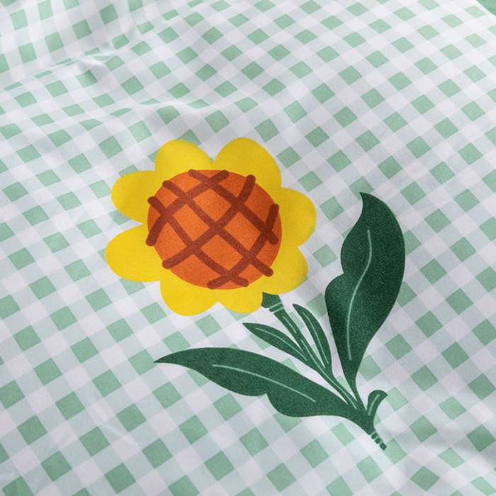 91家纺网 家纺一手货源 找家纺 米粒 2021新款芦荟棉套件 太阳花开