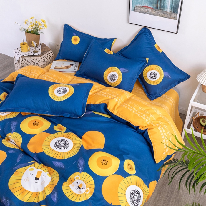 91家纺网 家纺一手货源 找家纺 米粒 2021新款芦荟棉套件 印象梵高