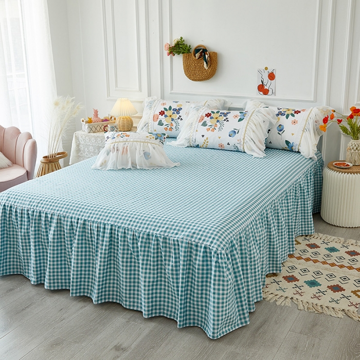 91家纺网 家纺一手货源 找家纺 （总）亲亲公主2025新款全棉韩版印花仙女款公主风床裙四件套