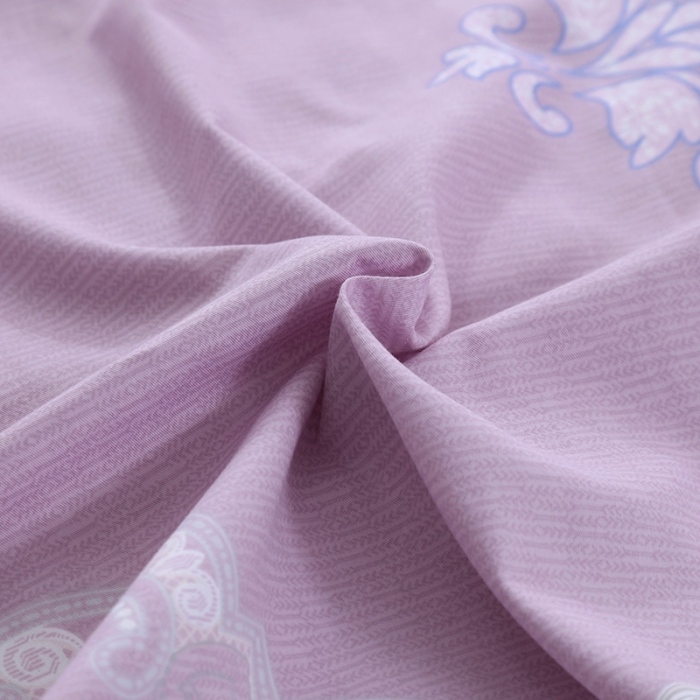 91家纺网 家纺一手货源 找家纺 OL 2021新款13372全棉床盖夹棉活性印染单被套 欧式风情