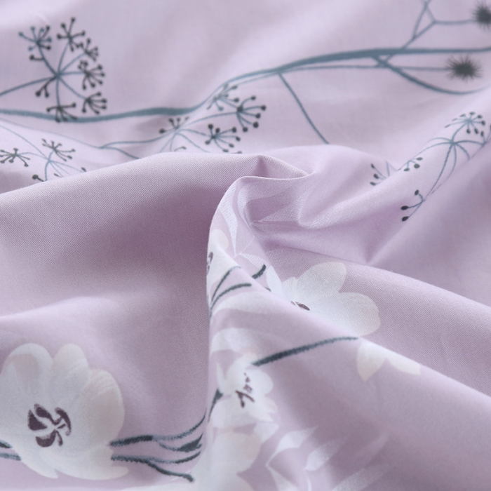 91家纺网 家纺一手货源 找家纺 OL 2021新款13372全棉床盖夹棉活性印染单被套 俏上枝头