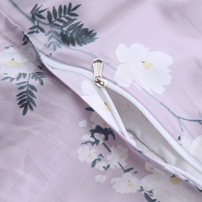 91家纺网 家纺一手货源 找家纺 OL 2021新款13372全棉床盖夹棉活性印染单被套 俏上枝头