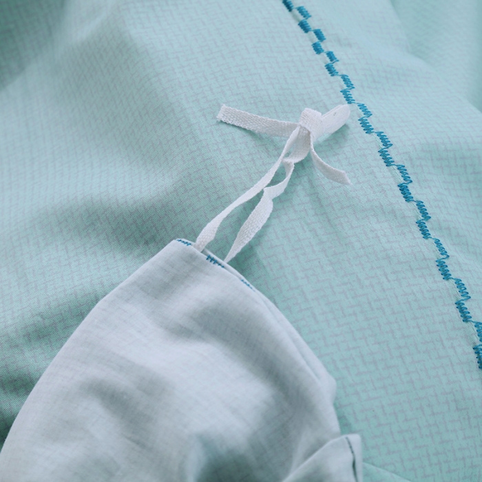 91家纺网 家纺一手货源 找家纺 OL 2021新款13372全棉床盖夹棉活性印染单被套 伊利亚