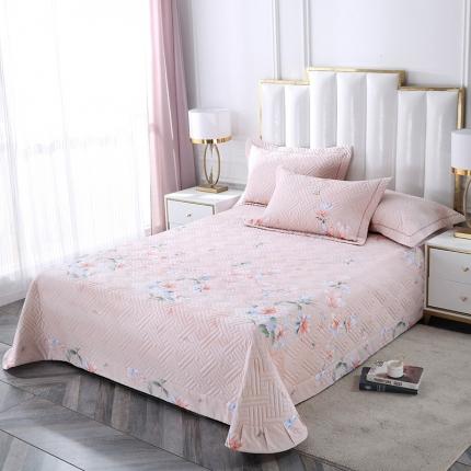 91家纺网 家纺一手货源 找家纺 （总）OL 2021新款13372全棉夹棉活性印染单品床盖