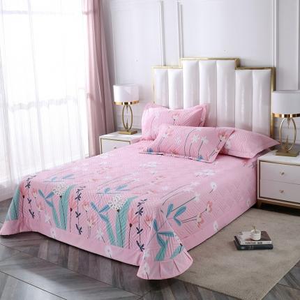 91家纺网 家纺一手货源 找家纺 （总）OL 2021新款13372全棉夹棉活性印染单品床盖