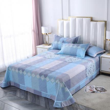 91家纺网 家纺一手货源 找家纺 （总）OL 2021新款13372全棉夹棉活性印染单品床盖