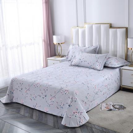 91家纺网 家纺一手货源 找家纺 （总）OL 2021新款13372全棉夹棉活性印染单品床盖