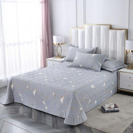 91家纺网 家纺一手货源 找家纺 （总）OL 2021新款13372全棉夹棉活性印染单品床盖