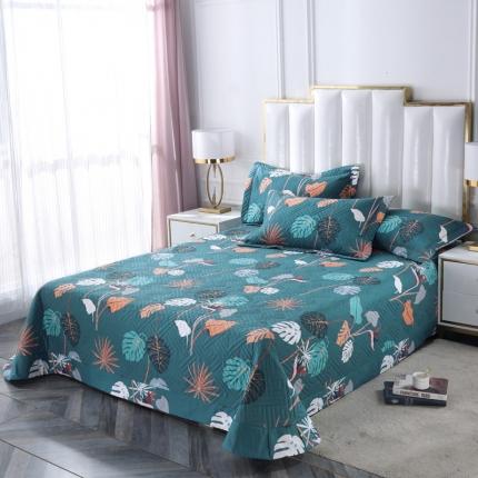 91家纺网 家纺一手货源 找家纺 （总）OL 2021新款13372全棉夹棉活性印染单品床盖