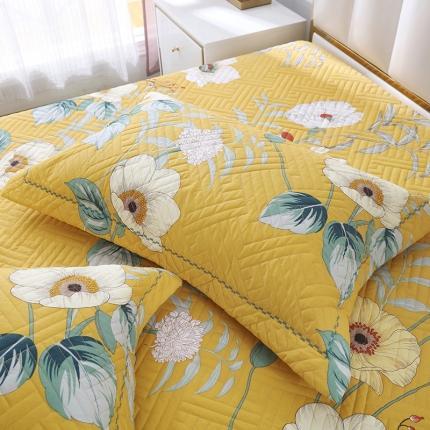 91家纺网 家纺一手货源 找家纺 （总）OL 2021新款13372全棉夹棉活性印染单品枕套