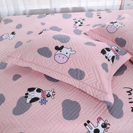 91家纺网 家纺一手货源 找家纺 （总）OL 2021新款13372全棉夹棉活性印染单品枕套