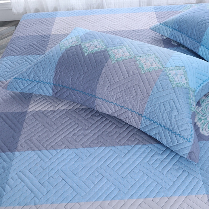 91家纺网 家纺一手货源 找家纺 OL 2021新款13372全棉夹棉活性印染单品枕套 兰博斯卡